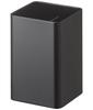 Jitsugyo 4849 Magnetic Storage Box Square Black Tower Small Items Storage with Dividers and Hooks Approx. W7XD7.2XH10.5cm