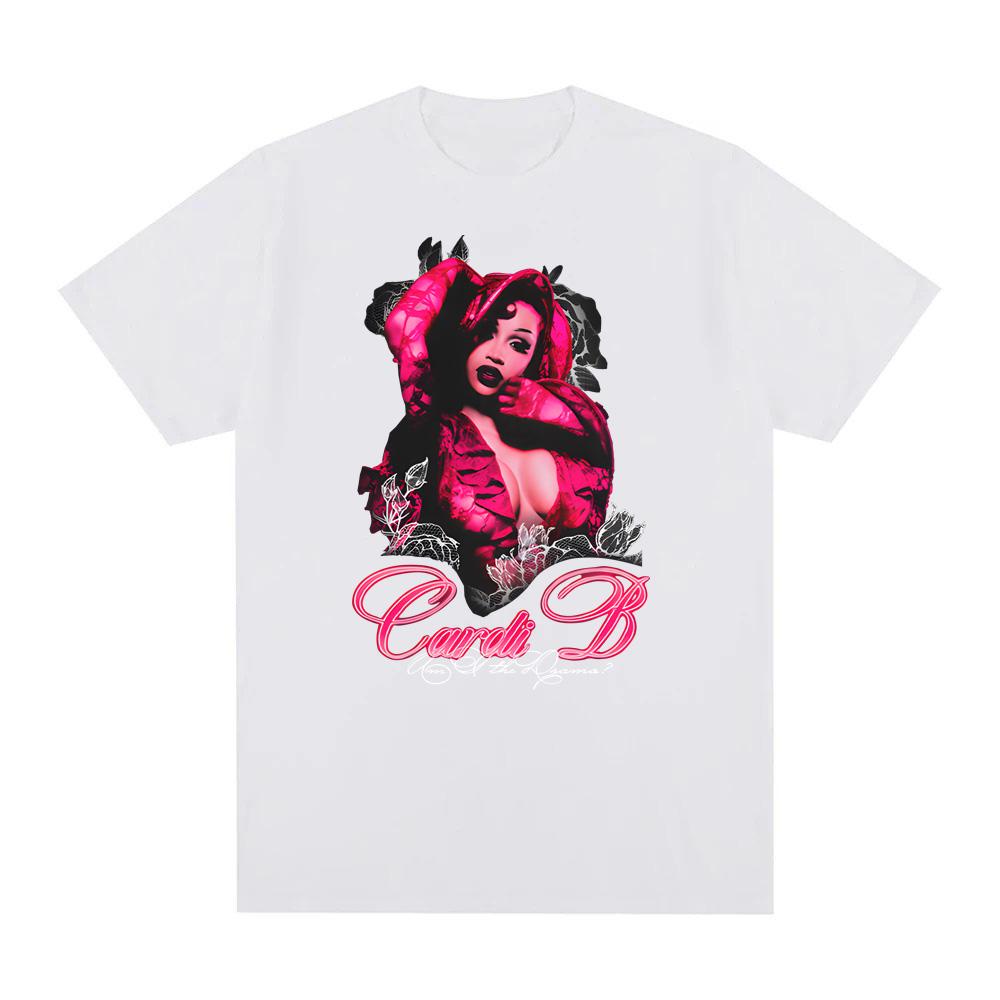 AM I THE DRAMA Pretty and Petty TEE Fashion Vintage New Cardi B Tshirts Top Goth Grunge Oneck High Quality FemaleMale Tshirt