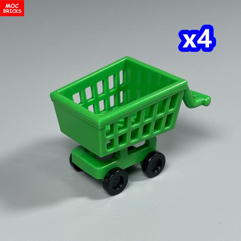 Серия контейнеров MOC Bricks Коробка для демонстрации Ведро Таз Горшок Упаковка Корзина Аксессуары Собранные Строительные Блоки Игрушки Подарок для Детей