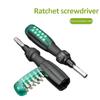 10 In 1 Precision Screwdriver Set Phillips/Slotted/Torx Ratchet Screwdriver Bits Adjustable Home Appliances Repair Hand Tools