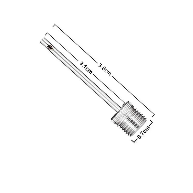 1/5/10 шт. Спортивный насос для накачивания мячей, игла для футбольного, баскетбольного, футбольного мячей, адаптер воздушного клапана, игла для насоса из нержавеющей стали