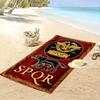 Roman SPQR Eagle and Wolf Design A must-have beach towel for beach travel