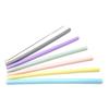 6 Pcs 9-inch Long Silicone Straw Set Reusable Straws with Cleaning Brush Cloth Bag Compatible with 40 Oz 30