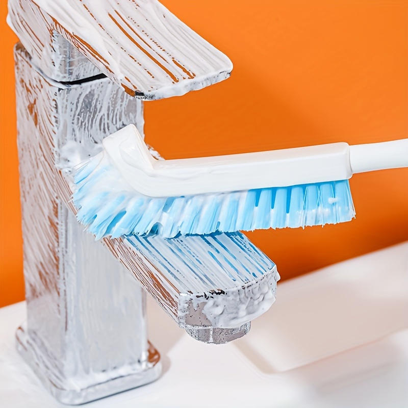 Регулируемая щетка для чашек с длинной ручкой, 90 градусов, правый угол, щетка для чистки бутылок, щетка для чистки щелей, телескопическая щетка для мойки фильтров и сеток раковины