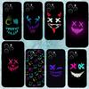 Чехол для телефона D-Devils-faces-S Для IPhone 1716 15 14 13 Pro Max 11 12 Mini X Xs XR Черный Силиконовый Чехол