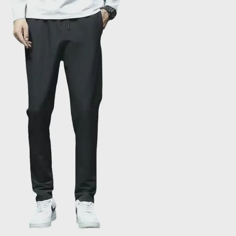 Мужские ветрозащитные утепленные брюки: Защищающий от холода, свободный, большого размера, водонепроницаемый, теплый, повседневный для осени и зимы