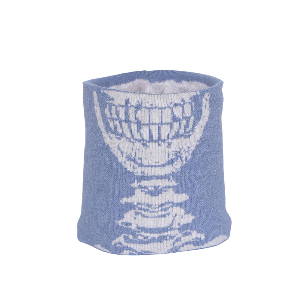 Мужской Женский Кашемировый Утепленный Зимний Шейный Платок Хэллоуин Вечеринка Лицо Черепа Полотенце Ветрозащитный Гейтер для Шеи Чехол Модный Теплый Шарф