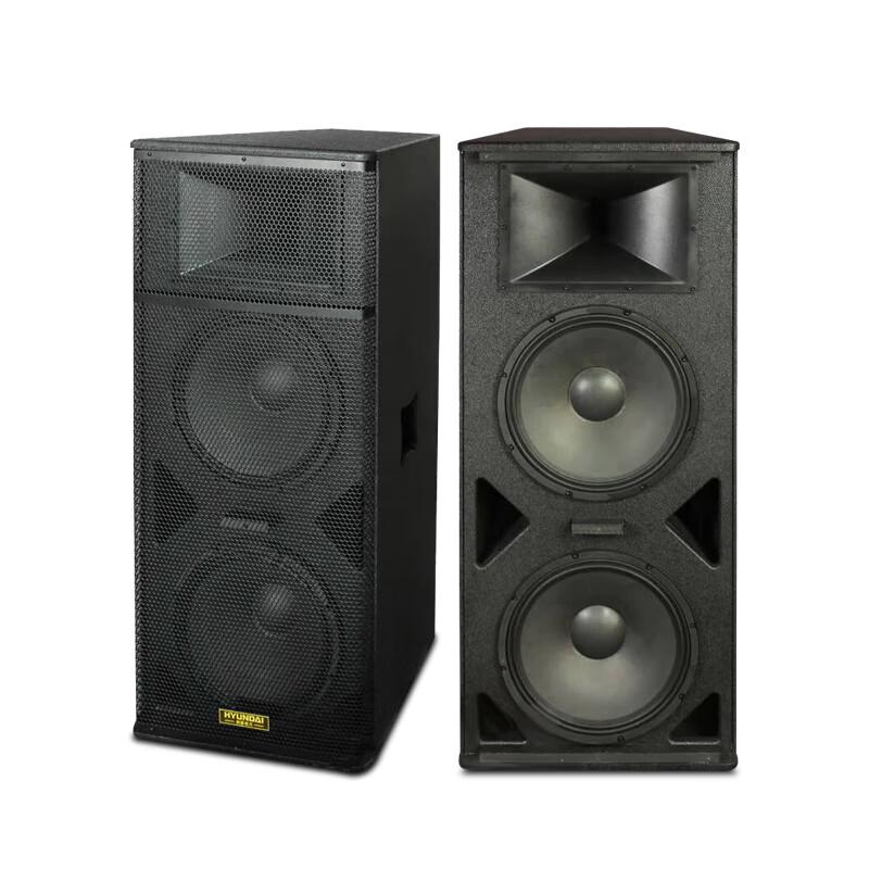 Hyundai HY125 Professional Dual 15-inch Full-Range Speaker CN plug (adapter included) (CN version)