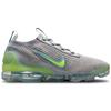 Nike Air VaporMax 2021 Flyknit Grey Light Liquid Lime Мужские кроссовки Particle-Grey Aluminium Barely-Grey DH4084-003
