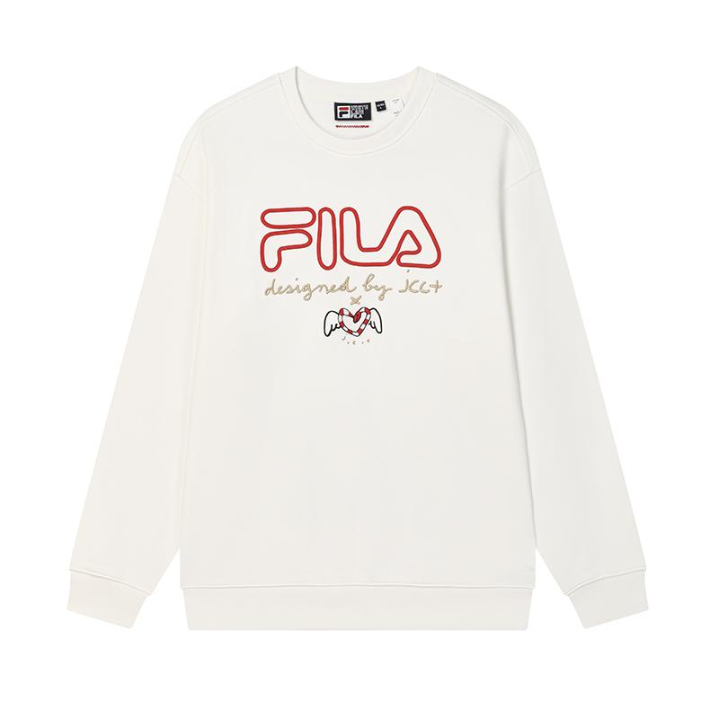 Новая унисекс толстовка FILA ORIGINALE Cloud White F11U519203F-WT