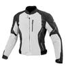 Motorcycle Jacket Silver Black 07-1463 Men's