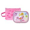 Leburn Catch Tinnapping Stainless Steel Plate + Plate Pouch Type Bag, Mixed Colors, Plate + Bag, Popular Korean Parenting Items