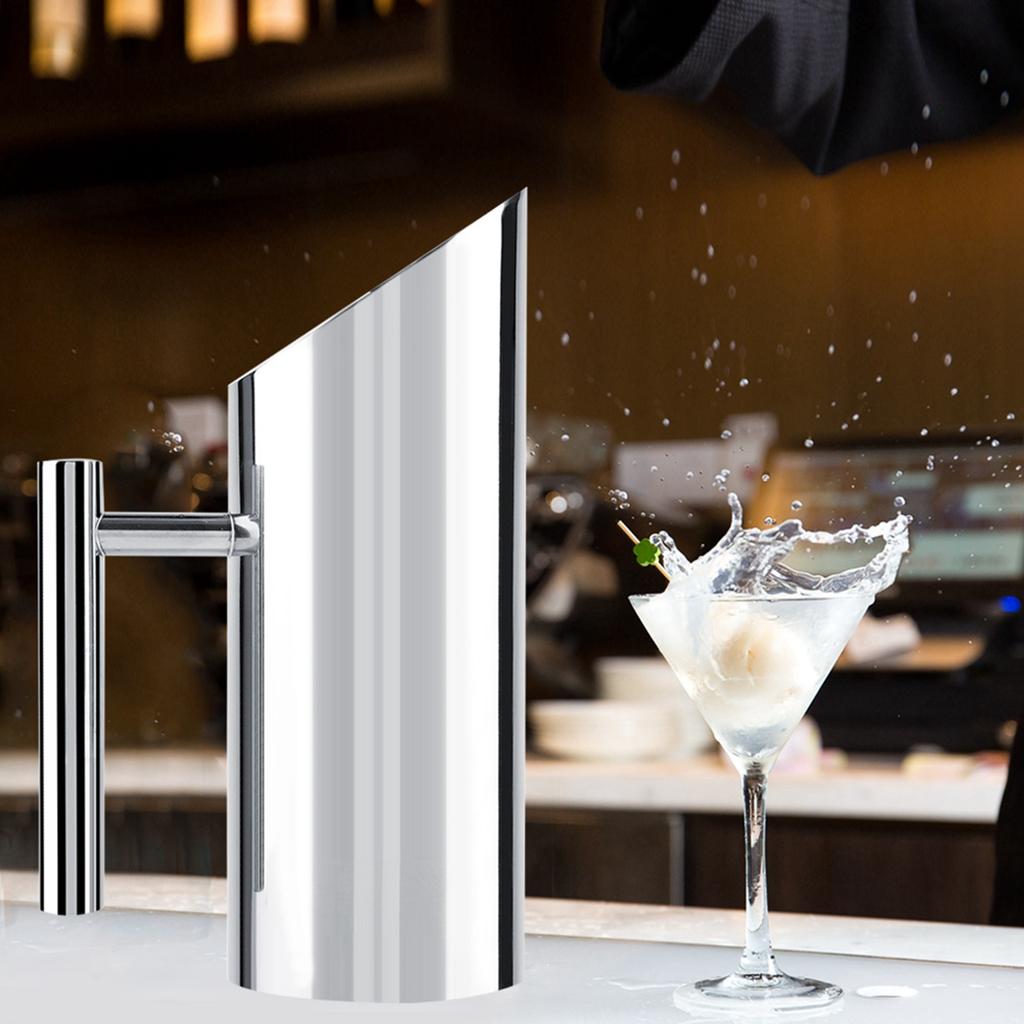 Stainless Steel Pitcher Stainless Steel with Ice Guard Cold Drinking Pitcher Home Hotel Serving Tool