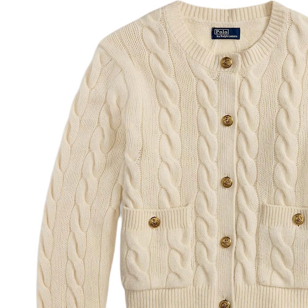 Polo Ralph Lauren Свитер женский кашемировый однобортный с карманом с длинным рукавом 211978312-500