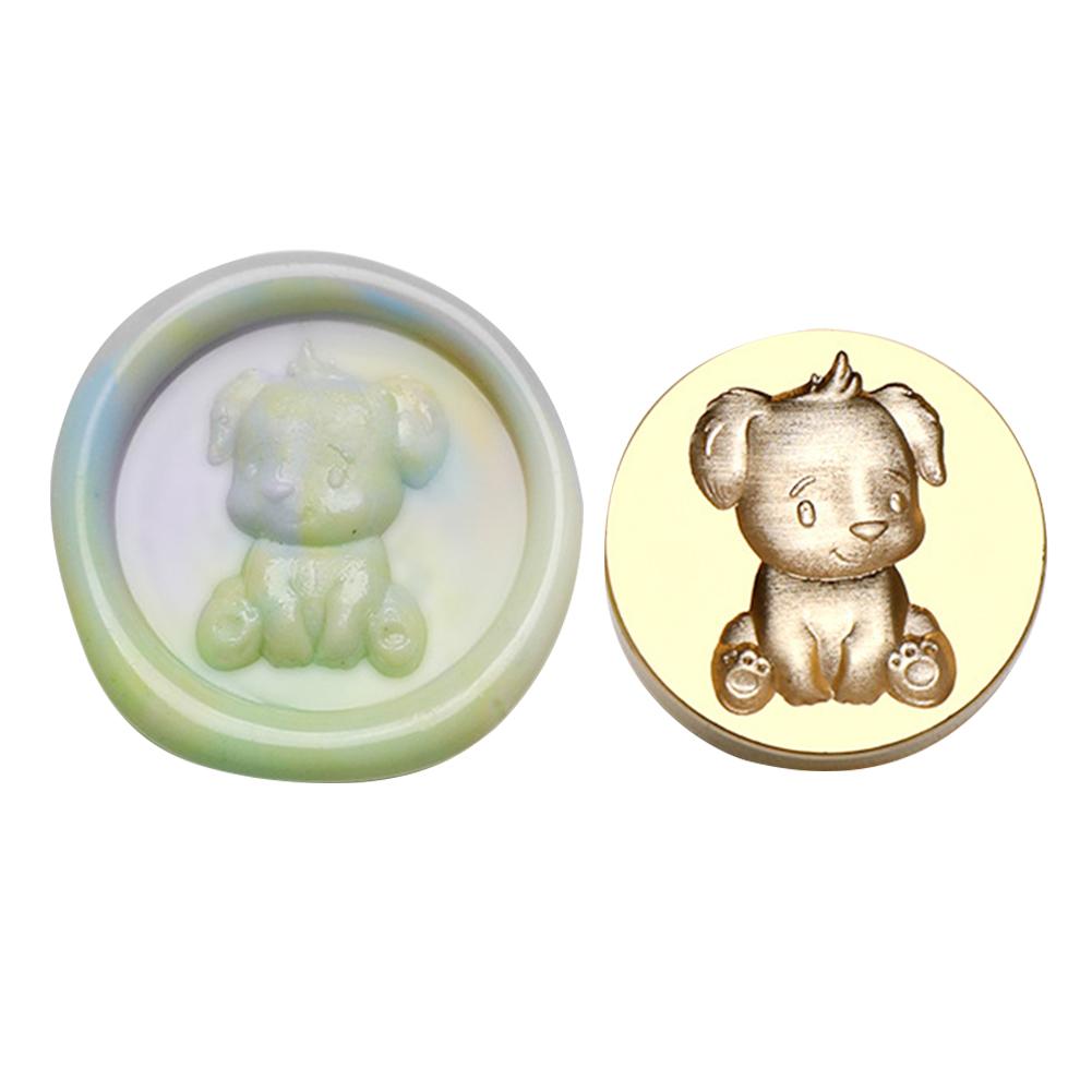 Круглая печать, медная головка, 3D рельефная эмалированная медная головка для подарка, скрапбукинга