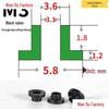 T-Shaped Nylon Insulating Bushing Spacer for M3-M35 Threads