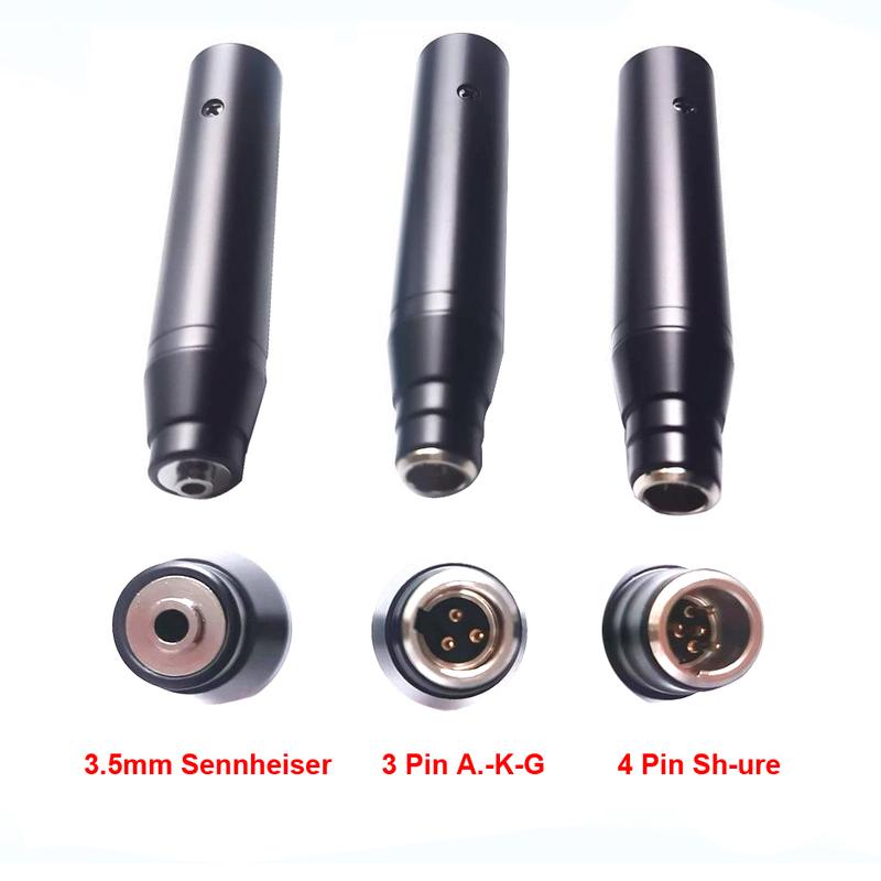 48V Phantom Power Adapter For Shu.re A.K.G Senheiser Condenser Microphone In-Line PreAmp 3Pin/4Pin mini xlr or 3.5mm Jack to XLR