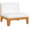 Day and Night - Day and Night Center Sectional Sofa and Cream White Acacia Wood Cushions