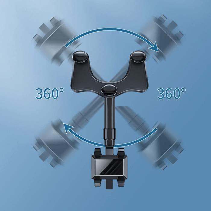 Car Rearview Mirror Phone Holder Rotatable and Retractable Multifunctional Rearview Mirror Mounts for Car for A90