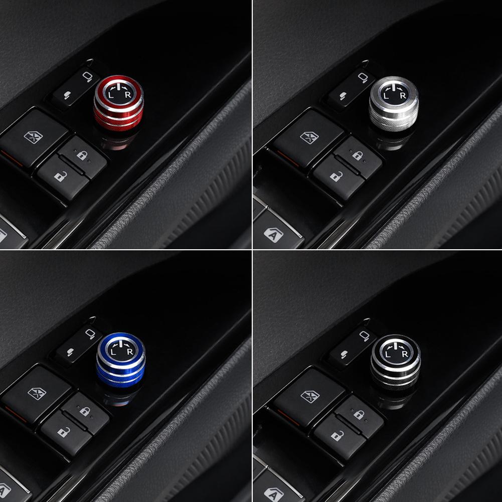 Aluminum Car Mirror Control Switch Trim Cover For Toyota 2019 Corolla Camry 70 GR YARiS Cross Esquire Noah Voxy Avalon Granvia