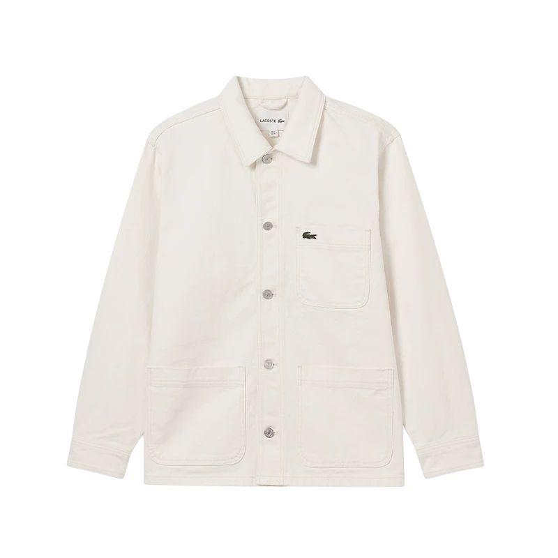 LACOSTE Denim Jacket Men's Ecru CH2601-