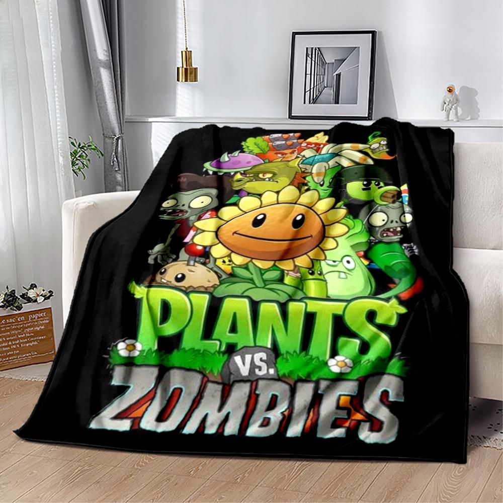 Plants vs. Zombies blankets Suitable for sofas, travel, living rooms also a good gift for friends and family Suitable for all seasons.