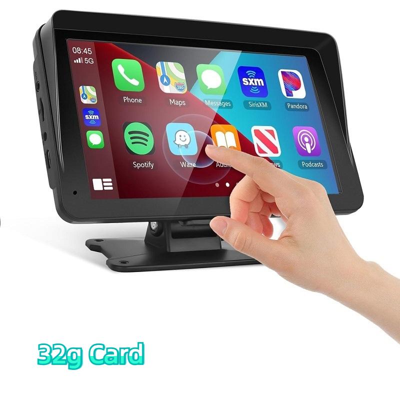 Новый 7-дюймовый Carplay портативный беспроводной автомобильный смарт-экран MP5 навигация реверсивный плеер