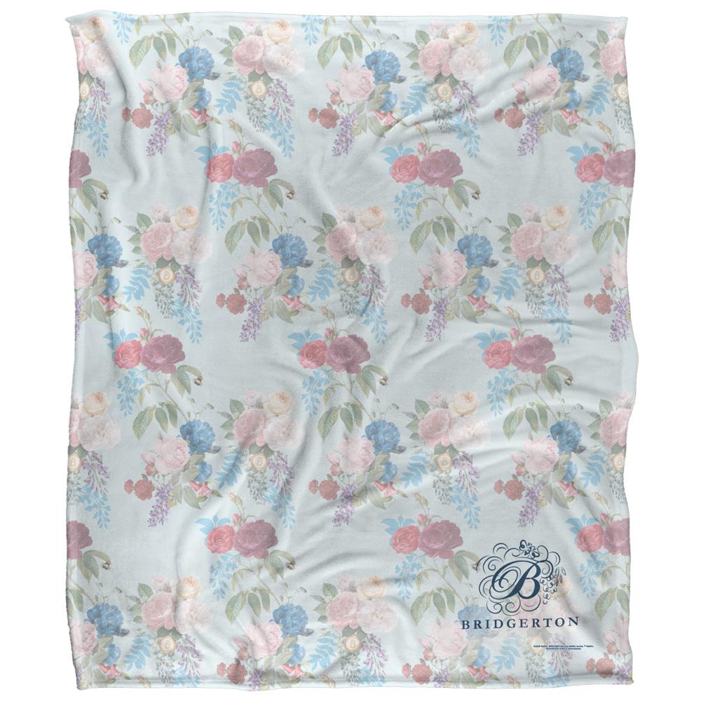 Bridgerton Silky Floral Supersoft Blanket