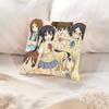 Аниме K-K-ON! Наволочка Чехол для подушки Мягкий Милый Наволочка для диванной подушки Для автомобиля Наволочка Полиэстер С молнией