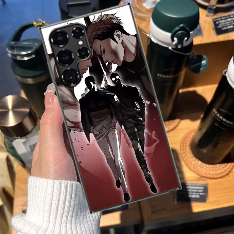 Чехол для телефона Jonggun Lookism Cases для Samsung Galaxy S26 Ultra S25 Edge S24 S23 FE S21 Plus S20 S22 S10 Чехол TPU Capa Shell Sho