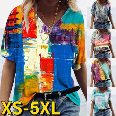 2024 модная женская футболка с коротким рукавом, верхняя одежда большого размера, новая дышащая и освежающая летняя футболка с коротким рукавом