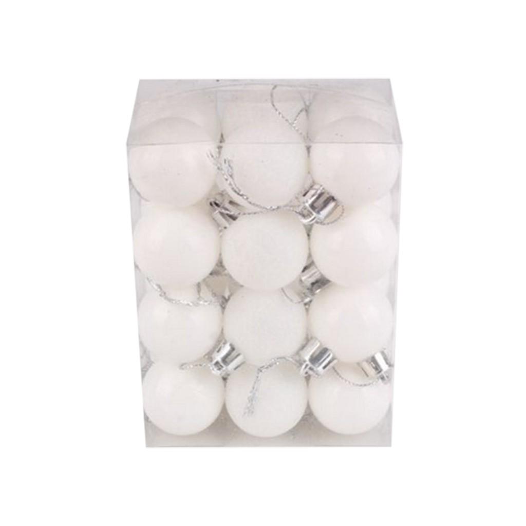 24Pcs Рождественский шар безделушки Партия Елочные украшения Висячие украшения Декор