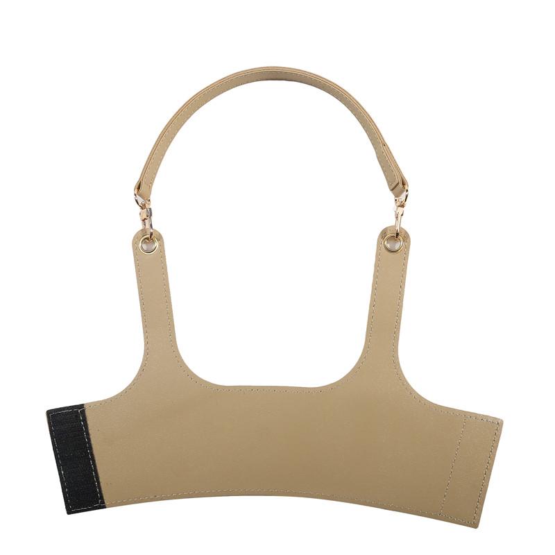 Портативный кожаный держатель для кофейной чашки, регулируемый ремень для переноски бутылки, модная сумка для стакана воды, чехол