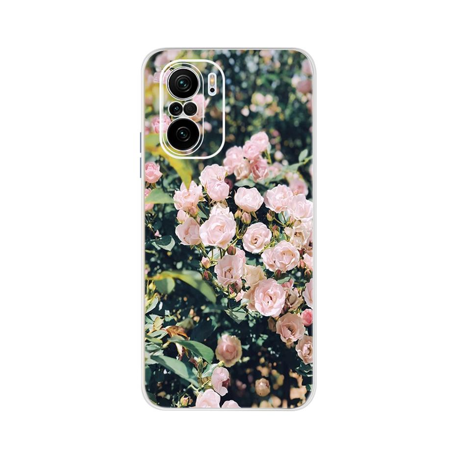2021 Fashion Cartoon Phone Case For Xiaomi Poco F3 Case Female Soft TPU shockproof Bumper Funda For Xiaomi pocof3 Poco F 3 Cover