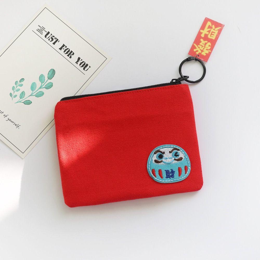 Вместительный кошелек для монет, талисман удачи, держатель для карт, модный дорожный органайзер для карт