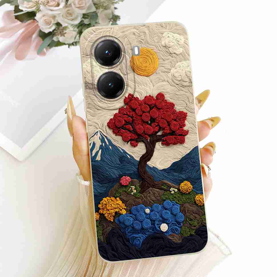 Butterfly Cherry For Xiaomi POCO X 7 x7 Pro 5G Case Clear Soft Bumper Protection Silicon Cover Capas For POCO X7 Pro