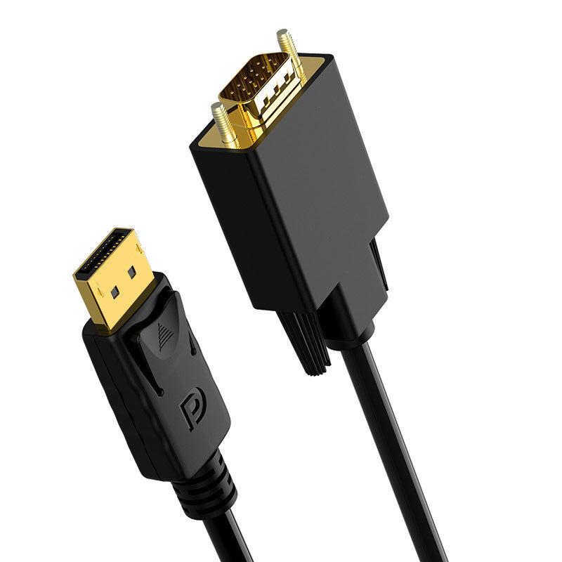 Кабель DisplayPort на VGA Адаптер DisplayPort на VGA Преобразование HD Видео Кабель Для Телевизора Монитора Ноутбука Компьютера Проектора 1080P
