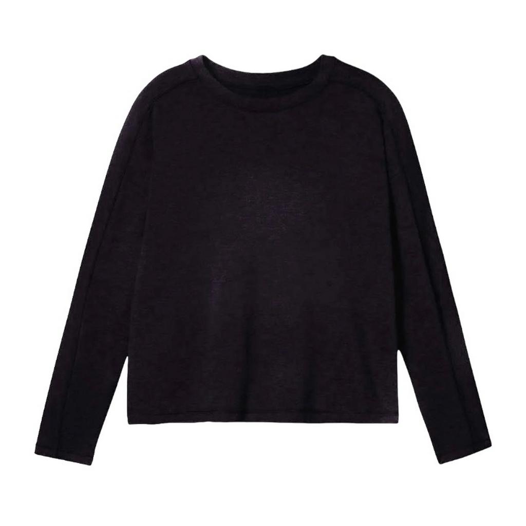 Girlfriend Collective Womens/Ladies Reset Lift Cropped Long-Sleeved T-Shirt