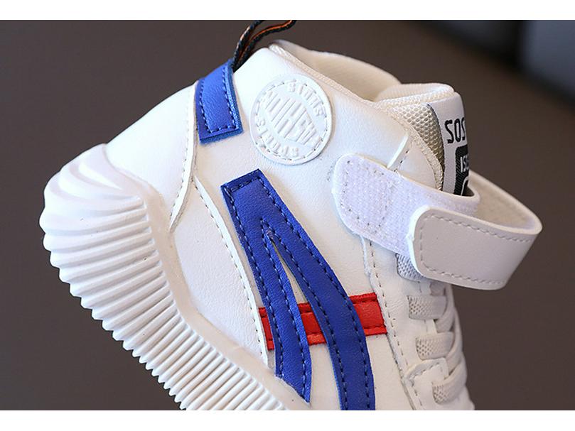 2025 Kids' Mid-Top Sneakers - Autumn/Winter White Collection for Boys & Girls - Breathable and Stylish