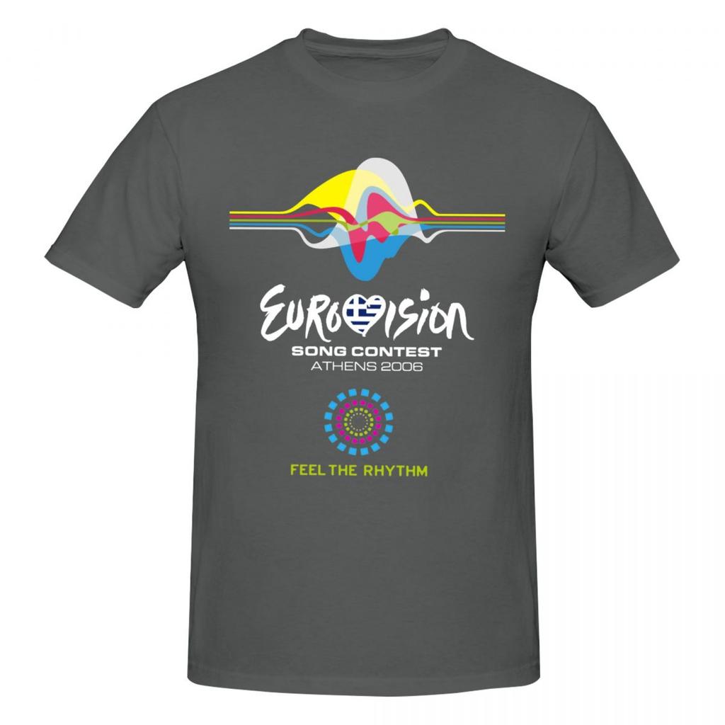 Unisex Eurovisions Song Contest 2026 Vintage T Shirt Streetwear Oneck Cotton Unisex Clothing