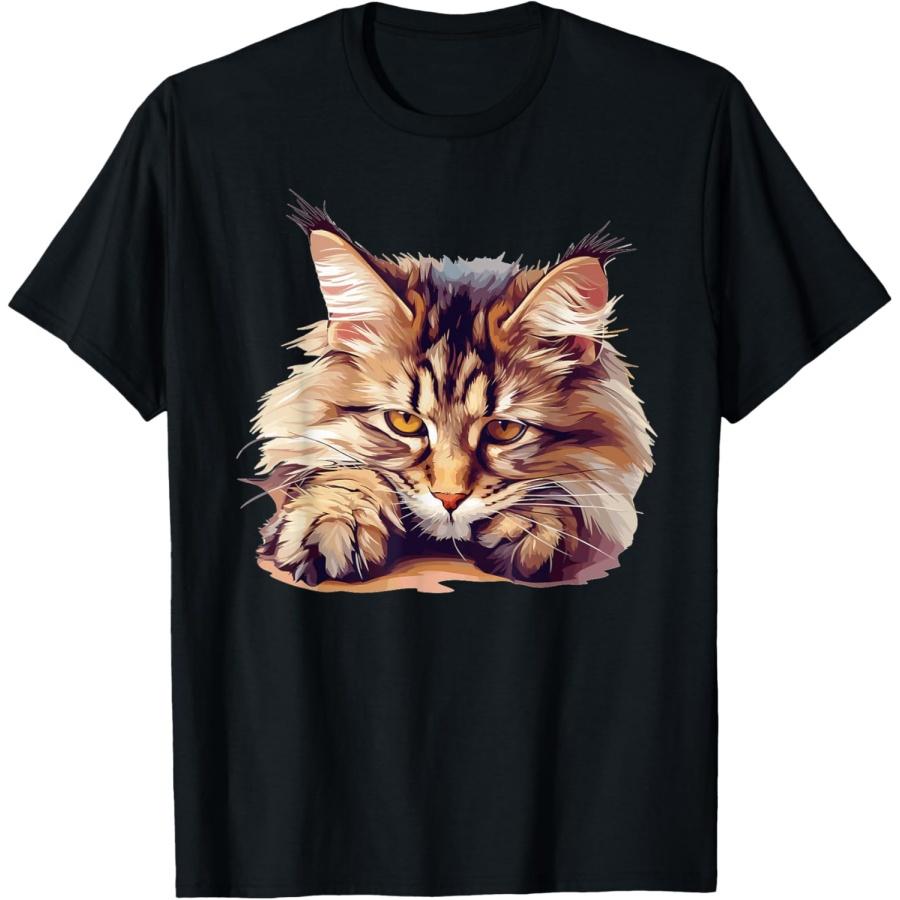 Мейн-кун Кошки Котенок Мейн-кун Кошка Мужчины Женщины Дети Футболка