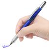 6in1 Multifunction Tool Ballpoint Pen Screwdriver Ruler Spirit Level Creative Stationery Gift Touch Screen Stylus Design Capacitive Pen