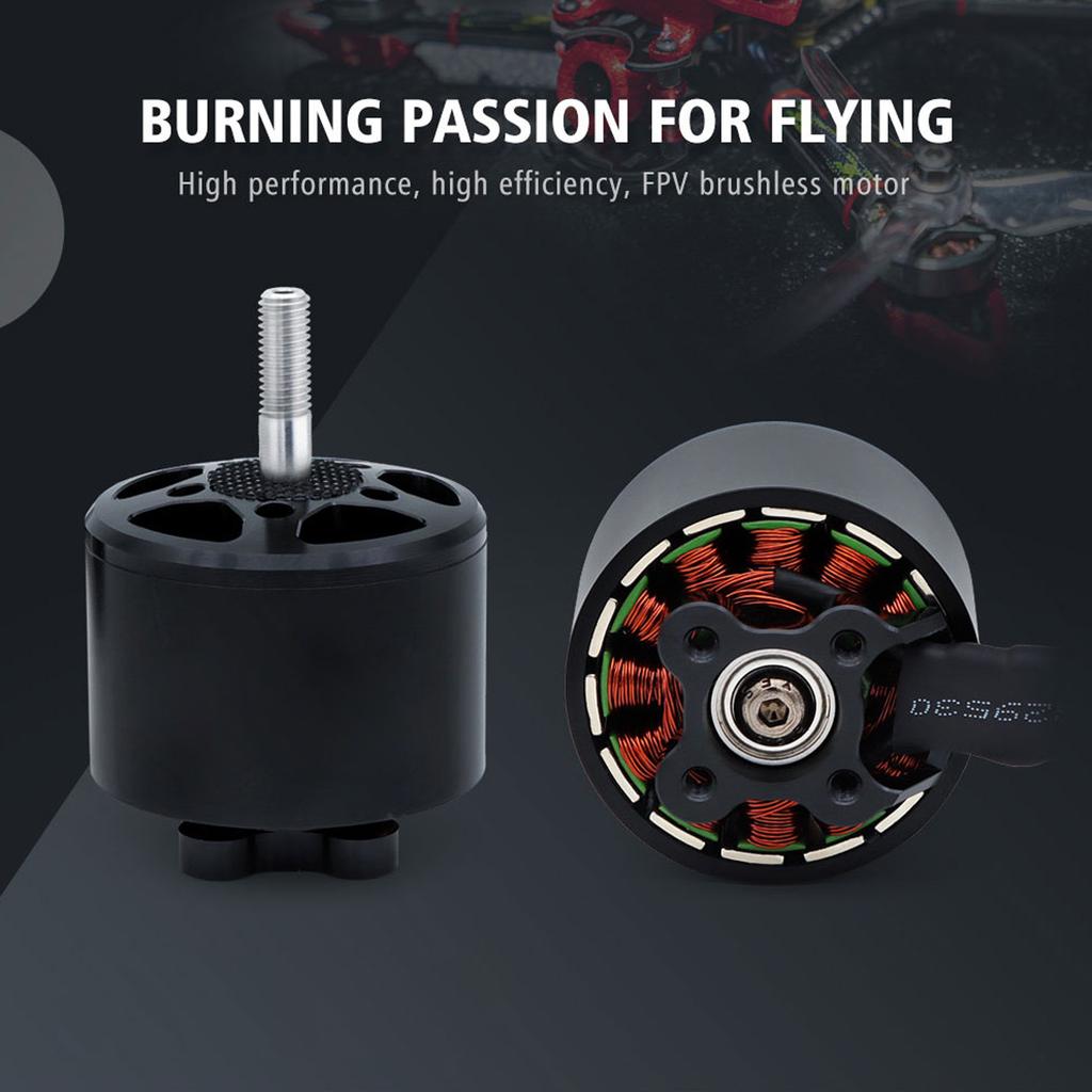 Brushless Outrunner Motor 14 Pole with 6.0mm M5 Shaft, 16AWG Silicone Wire 350mm for Remote Control Quadcopter 420KV