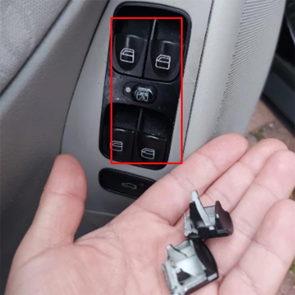 For Benz C-Class W203 C180 C200 C220 C230 C240 C270 C280 C350 C55 Power Window Switch Power Button Black A2038210679 A2038200110