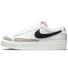 Blazer Low Platform White Black Women Sneakers Sail Team-Orange DJ0292-101