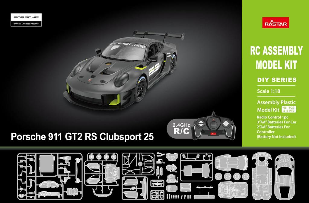 Doyusha Пластиковая модель Luster Porsche 911 GT2 RS Clubsport 25 1/18 R/C