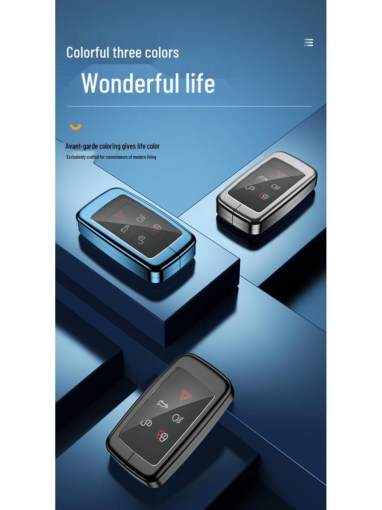 Чехол для ключа Range Rover 2024 для моделей Sport, Executive, Evoque - Мужской дизайн высокого класса с новой пряжкой Xingmai