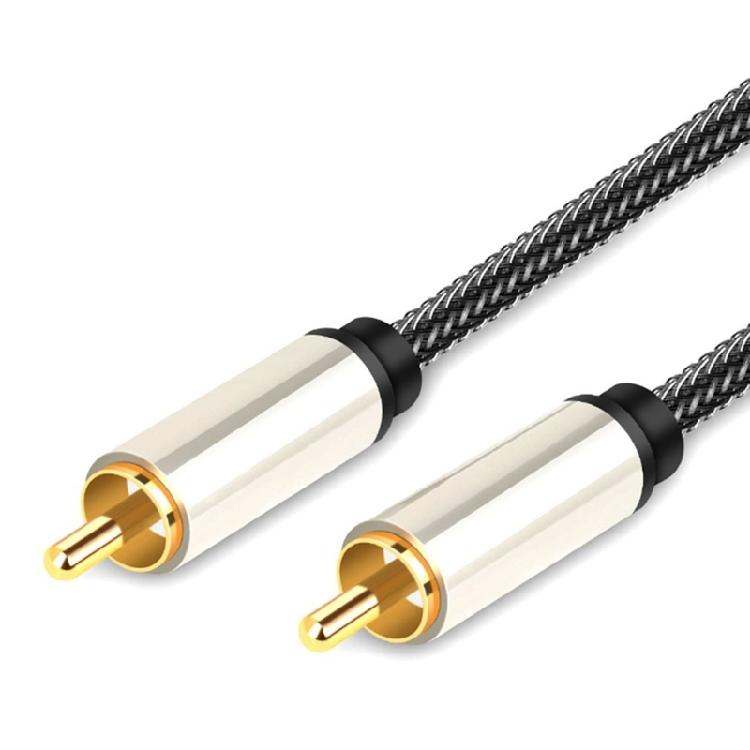 Цифровой коаксиальный аудиокабель Кабель для сабвуфера Кабель RCA на RCA Двухэкранированный кабель
