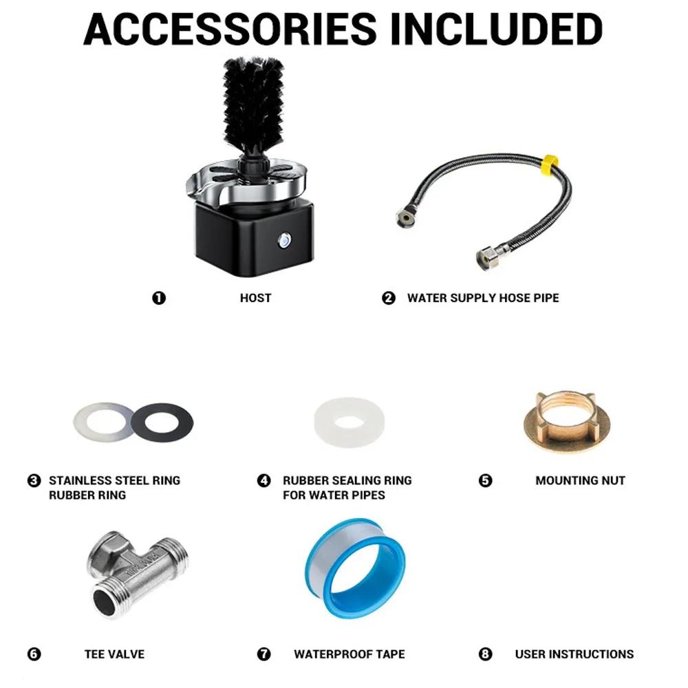 Автоматический ополаскиватель для стекла, мощная мойка для чашек для кухонной мойки, очиститель для детских бутылочек из нержавеющей стали, мойка для чашек для раковины с щеткой