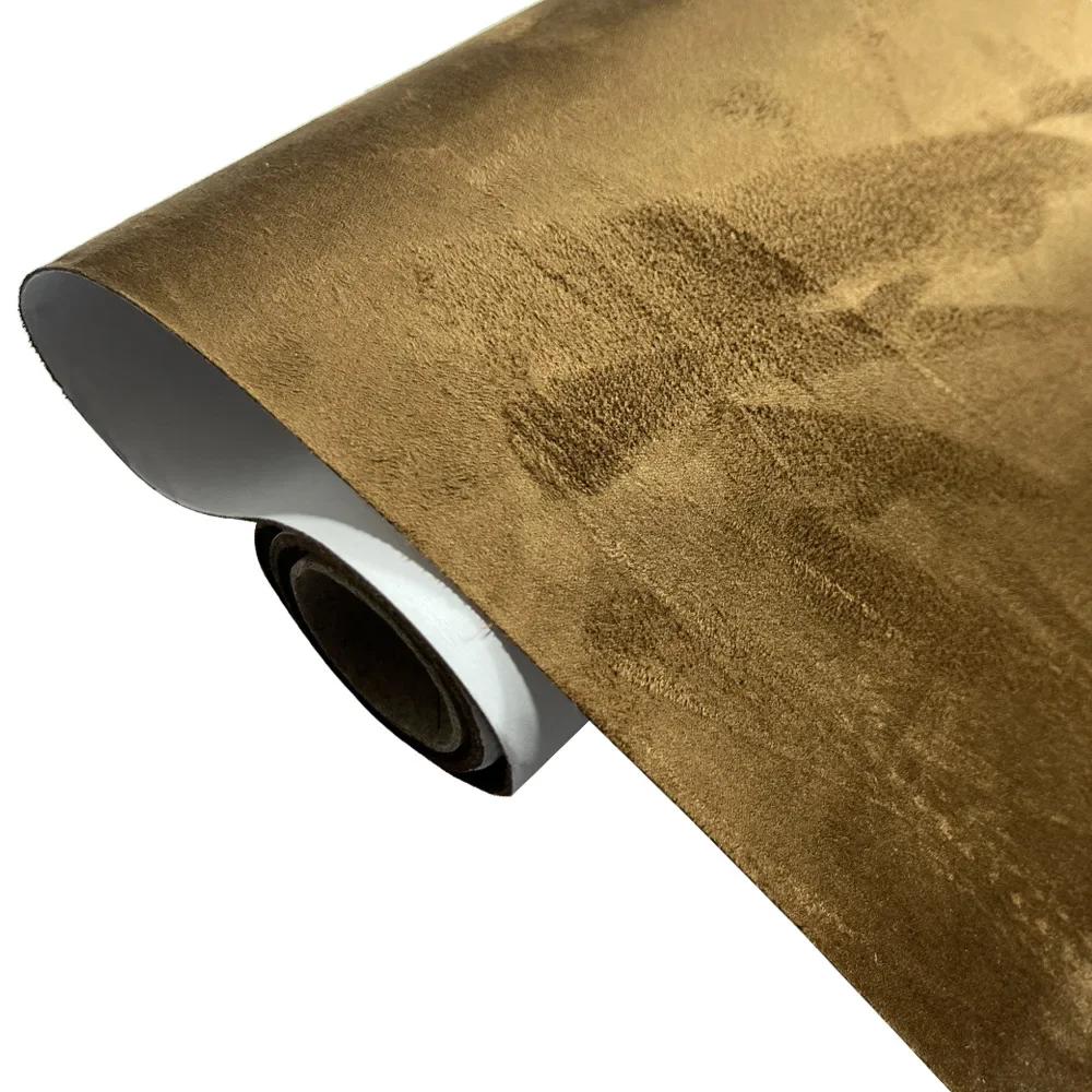 1м/2м/3м/5м*50см Разноцветная самоклеящаяся замшевая велюровая ткань липкая кожаные ткани для DIY обшивки потолка автомобиля интерьер модифицированный